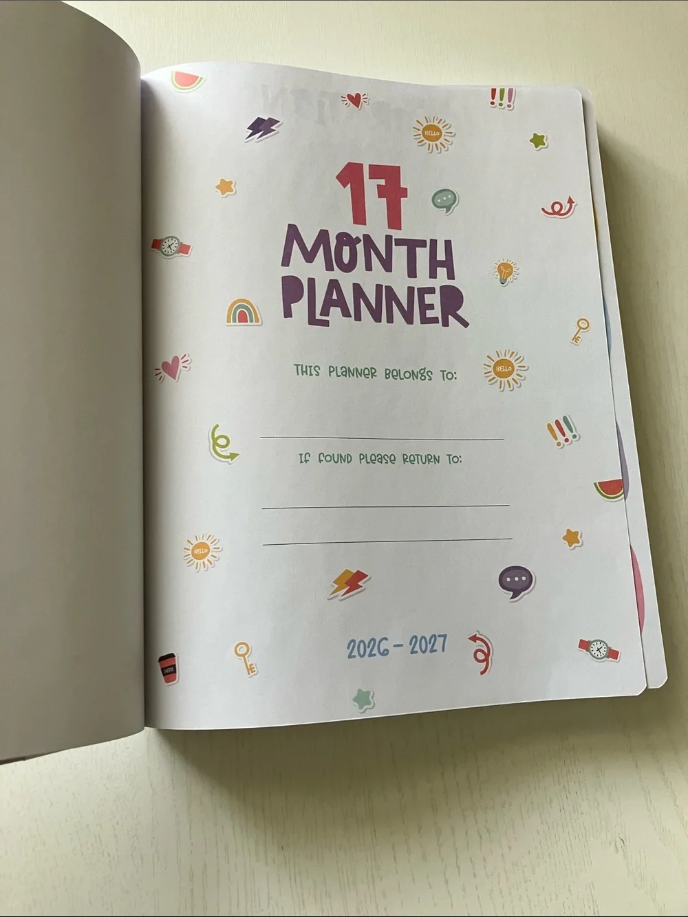 The Creative Expert 17 Month Planner -  (August 2026-December 2027) NWT
